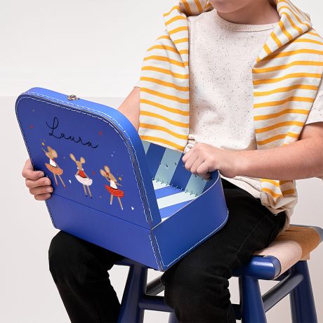 Kuferek dla dziecka MYSZKI BALETNICE kuferek dzieci�cy  walizka dla dziecka  prezent dla dziewczynki