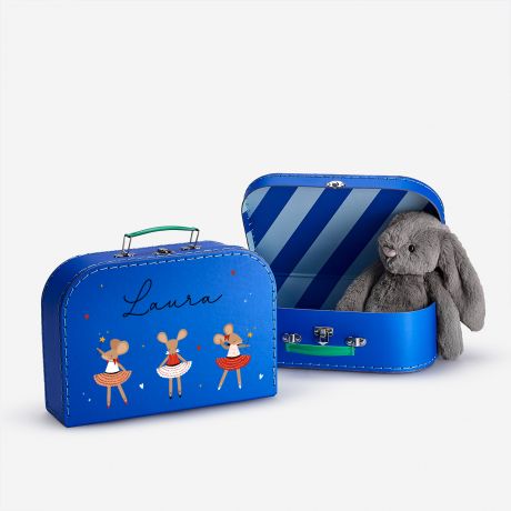 Kuferek dla dziecka MYSZKI BALETNICE kuferek dzieci�cy  walizka dla dziecka  prezent dla dziewczynki