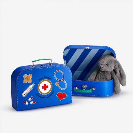 Kuferek dla dziecka TORBA MAEGO LEKARZA prezent dla chopca zestaw maego lekarza prezent na urodziny dla chopca