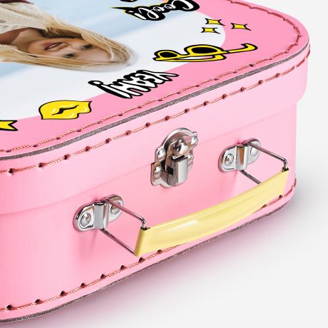 Kuferek ze zdjciem dla dziewczynki COOL personalizowany prezent dla dziewczynki kuferek dla dziewczynki