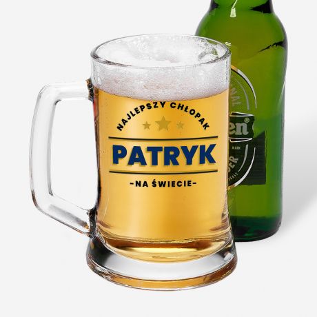 Kufel do piwa na Dzie Chopaka NAJLEPSZY CHOPAK prezent na dzie chopaka prezent dla chopaka kufel na piwo