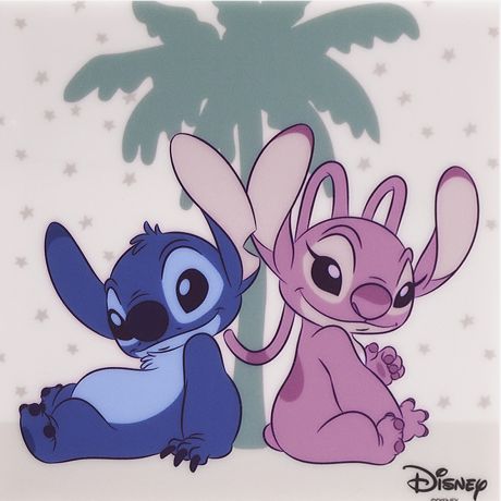 Lampka Stitch i Angel PREZENT URODZINOWY DLA DZIECKA lampka dla dziecka lampka stitch prezent dla dziecka