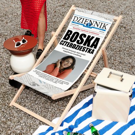 Le�ak personalizowany ze zdj�ciem DZIENNIK prezent na urodziny