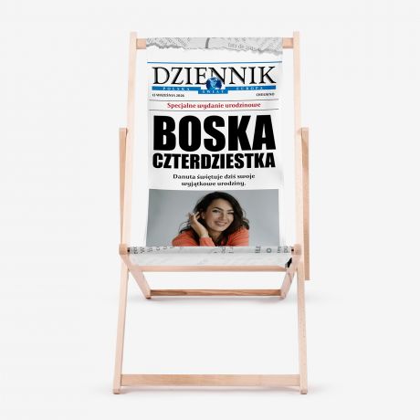 Le�ak personalizowany ze zdj�ciem DZIENNIK prezent na urodziny