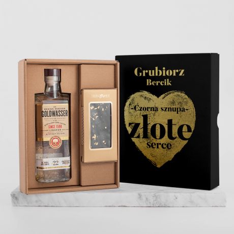Likier i czekolada PREZENT NA DZIE GRNIKA prezent dla grnika emeryta prezent na barbrk