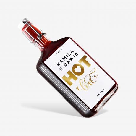 Likier malinowy z chilli PREZENT DLA PARY NARZECZONYCH