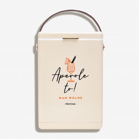 Personalizowana lodwka przenona APEROLE TO prezent dla przyjaciki