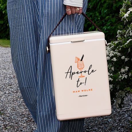 Personalizowana lodwka przenona APEROLE TO prezent dla przyjaciki