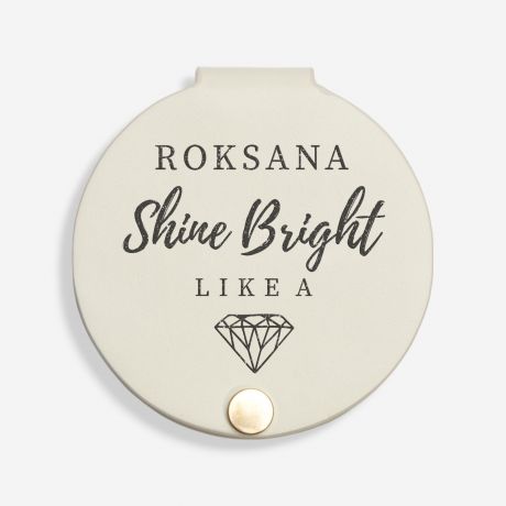 Lusterko personalizowane DIAMOND prezent dla przyjaciki