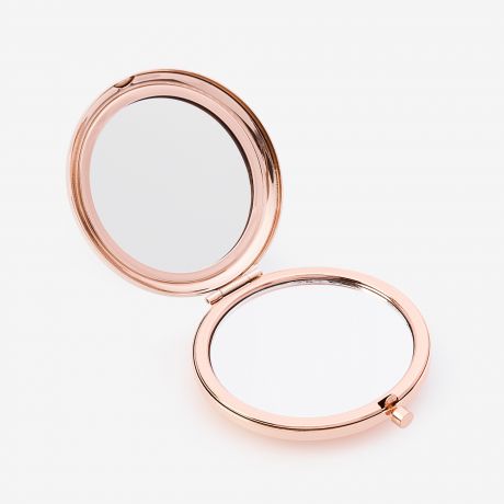 Lusterko kieszonkowe rose gold UPOMINEK NA DZIE BABCI prezent dla babci prezent na dzie babci