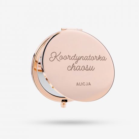 Lusterko z grawerem KOORDYNATORKA CHAOSU