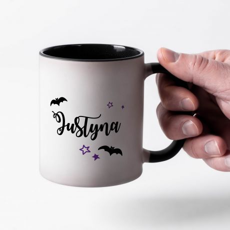 Magiczny KUBEK HALLOWEENOWY mieszny prezent dla przyjaciki kubek dla przyjaciki mieszny kubek