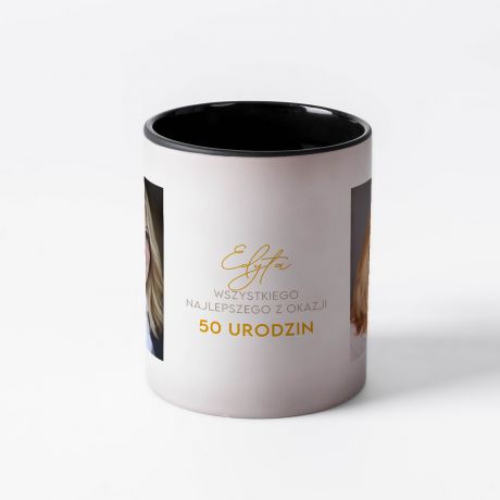 Magiczny kubek na 50 URODZINY ze zdjciem