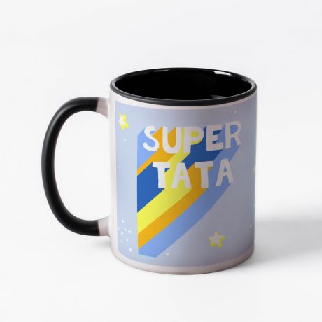 Magiczny kubek SUPER TATA prezent na urodziny