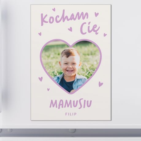 Magnes na DZIE MAMY ze zdjciem magnes ze zdjciem prezent dla mamy prezent na dzie matki