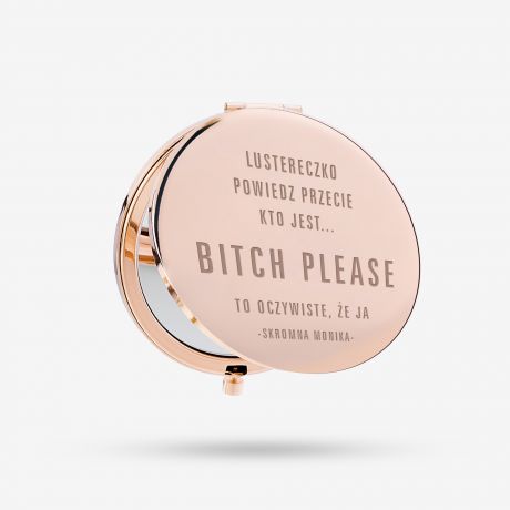 Mae lusterko z grawerem rose gold UPOMINEK NA 18 URODZINY prezent na 18 dla dziewczyny prezent na 18 urodziny
