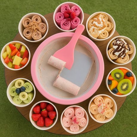 Maszyna do lod�w tajskich PREZENT DLA MI�O�NIKA S�ODYCZY urz�dzenie do robienia lod�w