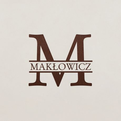 Podkadka pod klawiatur i myszk MONOGRAM beowa dua podkadka na biurko podkadka na biurko dua