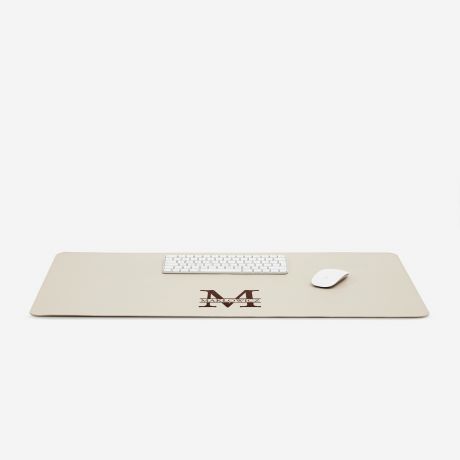 Podkadka pod klawiatur i myszk MONOGRAM beowa dua podkadka na biurko podkadka na biurko dua