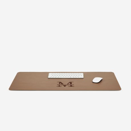 Podkadka pod klawiatur i myszk MONOGRAM brzowa podkadka pod myszk i klawiatur