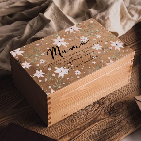 Memory box z personalizacj SENTYMENTALNY PREZENT DLA MAMY