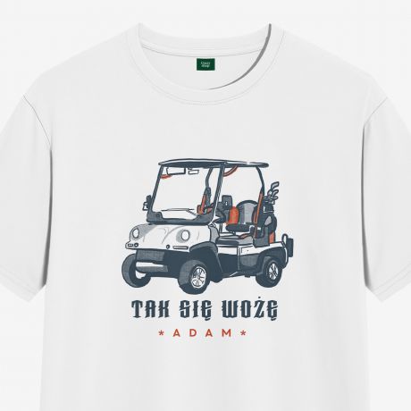 Mska koszulka do golfa TAK SI WO - S personalizowana koszulka z imieniem na prezent dla golfisty