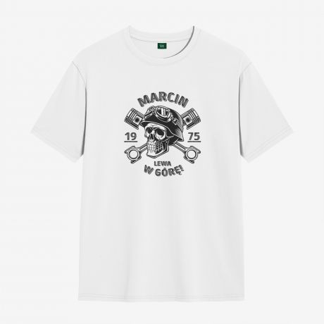 Mska koszulka motocyklisty LEWA W GR - XL