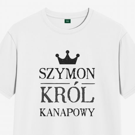 Mska koszulka z nadrukiem PREZENT DLA DOMATORA - S