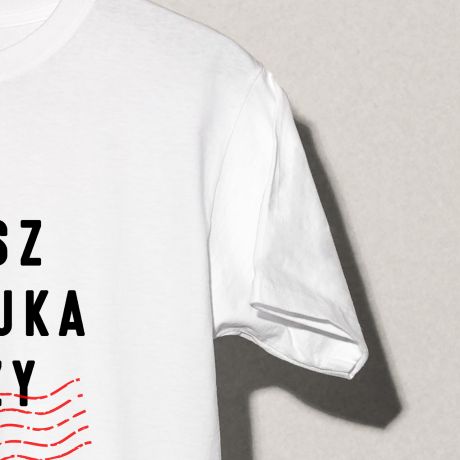 Mska koszulka z nadrukiem PREZENT DLA LISTONOSZA - L