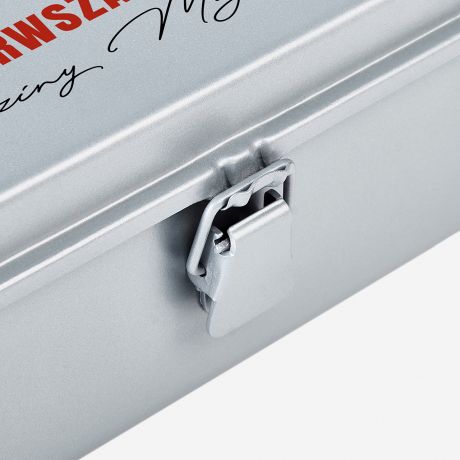 Metalowa skrzynka personalizowana APTECZKA mieszny prezent dla niej