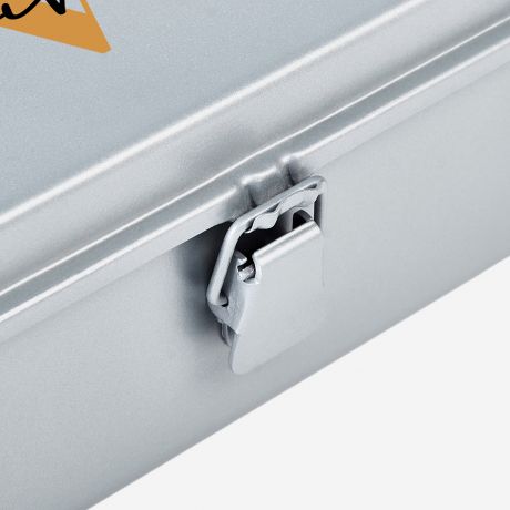 Metalowa skrzynka Z IMIENIEM szara prezent dla majsterkowicza