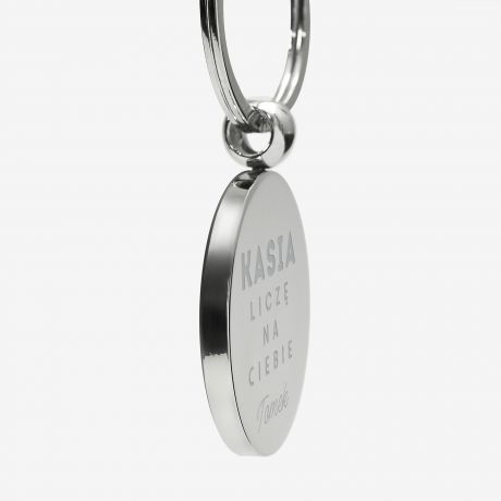 Metalowy brelok personalizowany DROBNY PREZENT DLA KSIGOWEJ