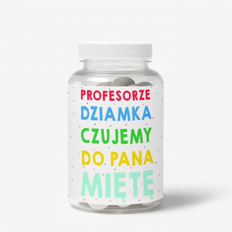 Mitwki + etykieta dekoracyjna do samodzielnego naklejenia CZUJEMY MIT prezent dla nauczyciela