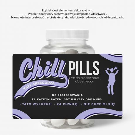 Mitwki + etykieta dekoracyjna do samodzielnego naklejenia UPOMINEK DLA TATY upominek na dzie taty