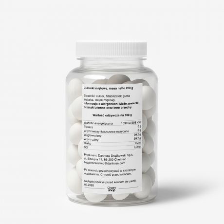 Mitwki + personalizowana etykieta do naklejenia PREZENT DLA STUDENTA FARMACJI  cukierki mitowe