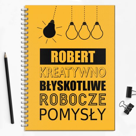 Notatnik personalizowany B5 POMYS�Y prezent dla kolegi z pracy