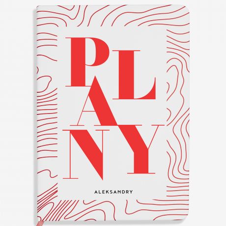 Personalizowany notatnik PLANY prezent dla planistki notes personalizowany prezent dla przyjaciki