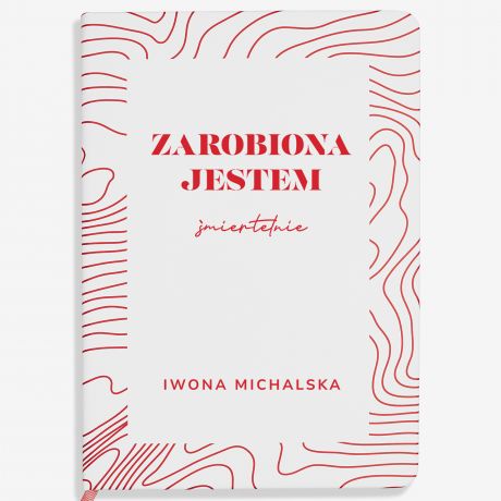 Notatnik personalizowany ZAROBIONA prezent dla koleanki z pracy mieszny prezent dla koleanki z pracy