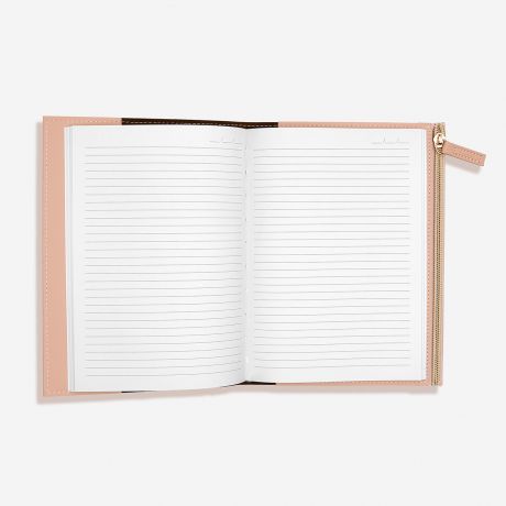 Notes na zamek MONOGRAM prezent dla kobiety personalizowany notes prezent dla koleanki z pracy