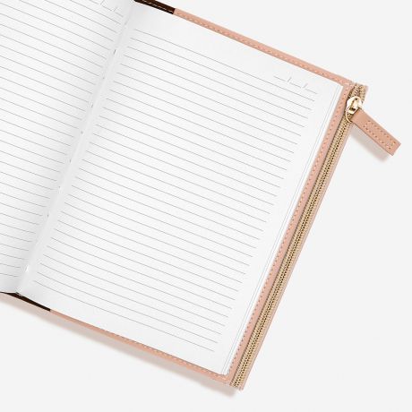 Notes na zamek MONOGRAM prezent dla kobiety personalizowany notes prezent dla koleanki z pracy