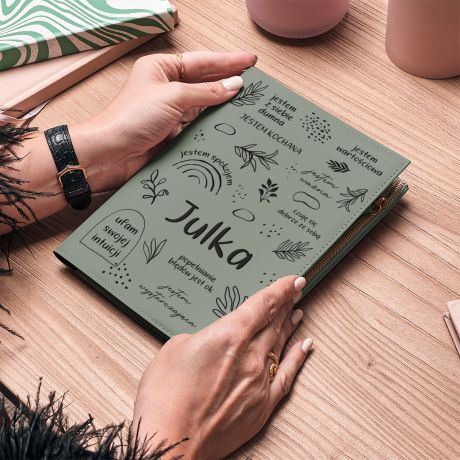 Notes na zamek SELF LOVE prezent dla nastolatki notes personalizowany prezent dla 13 latki