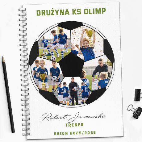 Notes personalizowany PREZENT DLA TRENERA PIKI NONEJ ze zdjciami notes z nadrukiem prezent dla mczyzny