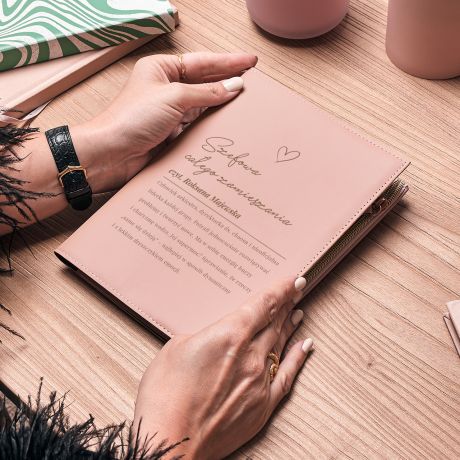 Personalizowany notes z zamkiem SZEFOWA ZAMIESZANIA prezent dla niej