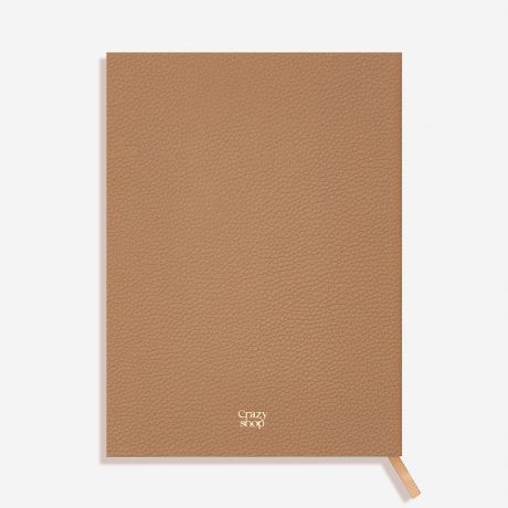 Personalizowany notes ze zoconymi brzegami PREZENT DO BIURA prezent dla koleanki z pracy