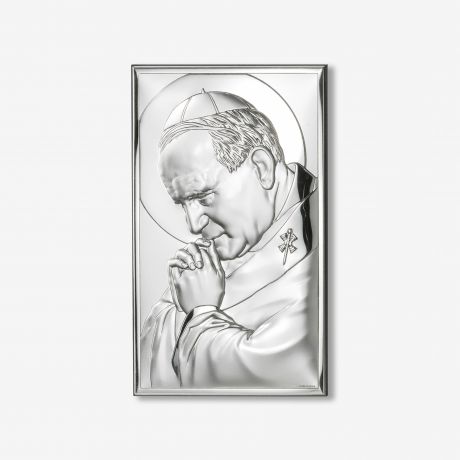 Obrazek srebrny z w�asnym grawerem �W. JAN PAWE� II