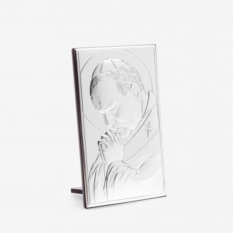 Obrazek srebrny z w�asnym grawerem �W. JAN PAWE� II