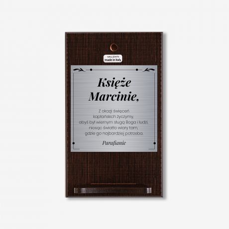 Srebrny obrazek �w. Micha�a Archanio�a PREZENT NA �WI�CENIA KAP�A�SKIE