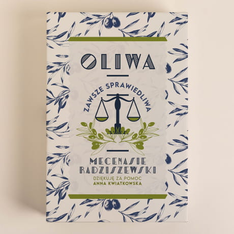 Oliwa z desk OLIWA SPRAWIEDLIWA prezent dla prawnika