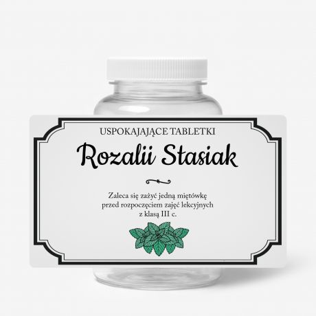 Zestaw prezentowy: mi�t�wki + etykieta do naklejenia  PREZENT NA DZIE� NAUCZYCIELA prezent dla nauczyciela