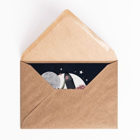 Oryginalna kartka lubna MIO ZAPISANA W GWIAZDACH